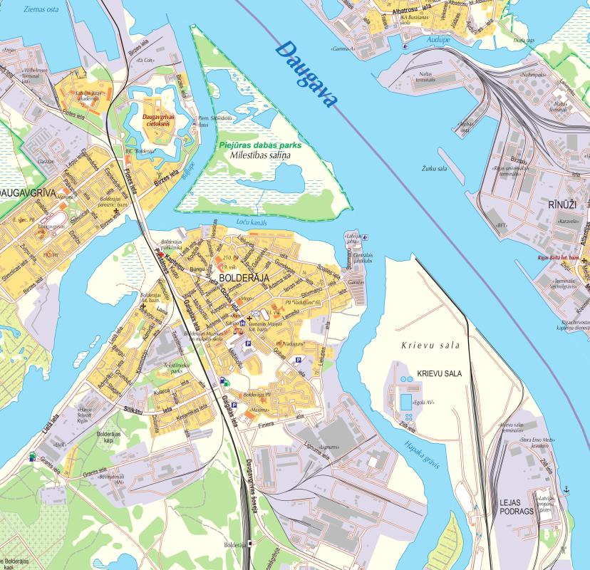 Maps Wall Maps R gas Sienas Karte izdruka 